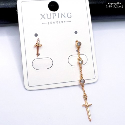 Сережки Xuping18К 20355  (4.2.см)